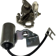 ENGINERUN Points and Condenser – Ignition Kit Compatible with Honda G150 G200 G300 GV150 GV200 HR21-5 Replaces OEM 30251-883-003 30280-883-005