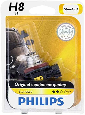 Philips H8 Standard Halogen Headlight Bulb (Pack of 1)