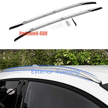 YiXi-Partswell 2Pcs Roof Rail Roof Rack Side Rail Aluminum Fit for Toyota C-HR CHR 2018-2020 - Silver