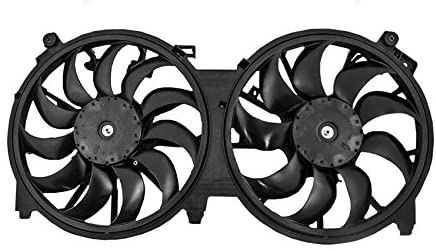Rareelectrical NEW DUAL RADIATOR AND CONDENSER FAN COMPATIBLE WITH NISSAN ALTIMA COUPE 2008-10 21481-JA000