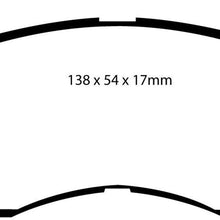 EBC Brakes DP31138C Redstuff Ceramic Low Dust Brake Pad