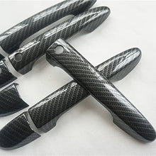 1 Set Sport Carbon Fiber Style Door Handle Cover Trim for Mazda 2 3 6 CX-3 CX-5 CX-9 (with Keyless Holes)