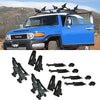 HANSCOSTAR 8pcs Universal 2 Set/8 Roof Rack Cross-Bar-Mounted Saddles Kayak/Canoe/Boat Carrier