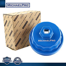 MichaelPro MP009057 Oil Filter Cap Wrench for Toyota, Lexus, Fits Most 6 & 8 Cyl, 2.5L to 5.7L Engines, 64mm, 14 Flutes, Easily Remove Oil Filters oil