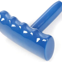 Voodonala T-Handle Shift Knob Shifter for Dodge Charger Challenger Jeep Wrangler JK Compass, ABS Blue