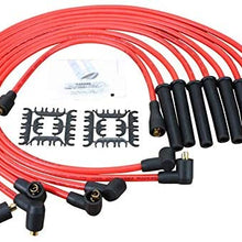 Dragon Fire Race Series High Performance Ignition Spark Plug Wire Set Compatible Replacement For Ford BB 351C 351M 400M 429 460 POINTS STYLE CAP Factory Oem Fit PWJ118