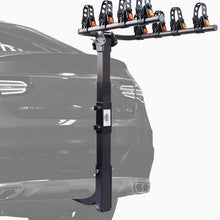 ZESUPER 4-Bike Rack Deluxe Locking Heavy Duty Bicycle Carrier for Cars, SUVS, Trucks, Vans and Minivans with a 2'' Hitch Receiver Rack Hitch Mount