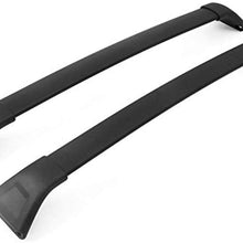 1 Pair Black Aluminum Top Roof Rack Cross Bars For 2017-2018 CX-5Car Crossbars Accessories Outdoor Rooftop Car Top Luggage Cargo Carrier