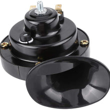 Akozon Motorcycle Snail Horn Universal 12V 110dB 510HZ Motorcycle Electric Snail Horn High Loud Voice Speaker