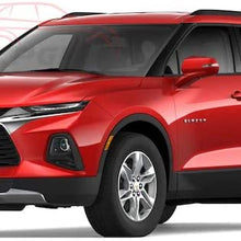 KPGDG Lockable Crossbars Fit for All New Chevrolet Blazer 2019 2020 Baggage Roof Rack Rail Cross Bar - Silver