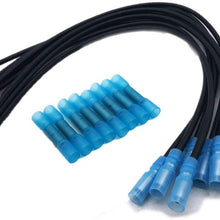 ALLMOST 8PCS Glow Plug Harness Repair Kit compatible with Ford 7.3L 6.9L IDI Diesel F250 F350 E350 Pigtails