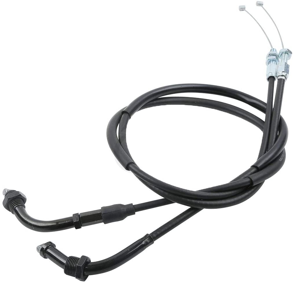 XMT-MOTO Pull & Push Throttle Cable fits for Honda CBR1000RR 2004-2007,CBR600RR 2003-2006