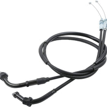 XMT-MOTO Pull & Push Throttle Cable fits for Honda CBR1000RR 2004-2007,CBR600RR 2003-2006