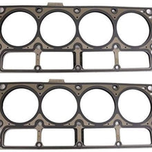 Pair of Cylinder Head Gaskets, Replacement for GM LS1 LS2 LS3 Engine, 6.0L & 6.2L Sierra Silverado Savana Express CTS Corvette Camaro, Part Number 12622033, 5 Layers 4.100 Bore Quality