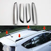ITrims 2013 2014 2015 2016 2017 for Toyota RAV4 XA40 Silver Exterior Roof Rack Rail End Cover Shell Cap Replacement 4PCS