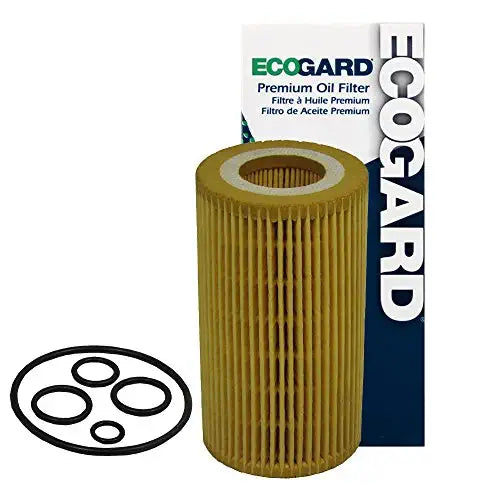 ECOGARD X5276 Premium Cartridge Engine Oil Filter for Conventional Oil Fits Mercedes-Benz E350 3.5L 2006-2011, C300 3.0L 2008-2012, E320 3.2L 1998-2005, ML350 3.5L 2006-2011, GLK350 3.5L 2010-2012