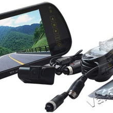 Vardsafe VS302K Replacement Rear View Backup Camera & 7 Inch Clip-on Mirror Monitor for Ford Transit Connect (2010-2018)