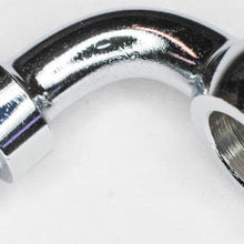 AN-03 M JIC TO 7/16" Banjo 90° Long Chrome fitting Adapter