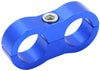 X AUTOHAUX AN10 Hose Separator Clamp Dual Fuel Oil Water Line Fitting Adapter Divider Blue 2pcs