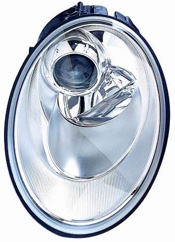 HEADLIGHTSDEPOT Compatible with Headlight Halogen Driver Left Assembly Fits Volkswagen Beetle