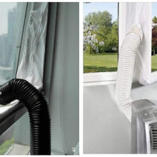 FRIDG frigidssm Waterproof Air Lock Window Seal Cloth Plate for Mobile Mobile Air Conditioners – Works with Every Mobile Air-Conditioning Unit Movable Door 210cm x 90cm