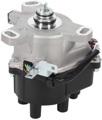 TUPARTS New Ignition Distributor w/Cap + Rotor Fits for A-cura EL H-onda Civic 1999-2000 for DST17432 3117432 TD73U