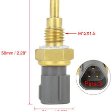 X AUTOHAUX KLK1-18-840 Engine Coolant Temperature Switch for 2000-2005 Toyota Echo