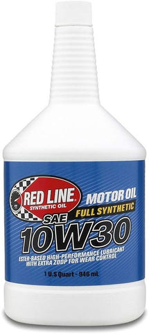 Red Line 11304 10W-30 Synthetic Oil - 1 Quart Bottle, (Pack of 12)