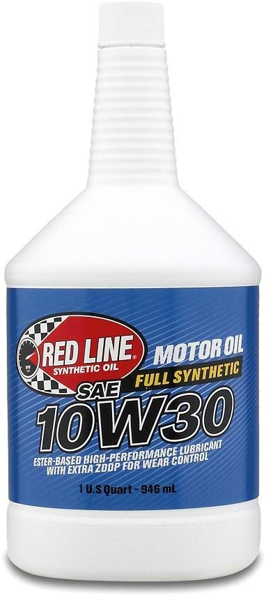 Red Line 11304 10W-30 Synthetic Oil - 1 Quart Bottle, (Pack of 12)