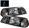 Spyder Auto HD-ON-FM87-1P-LED-BK Crystal LED Headlight