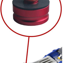 JGR Jack Lift Pad for Tesla Model 3, Billet Aluminum 4PCS Jack Point Pad Sturdy Adapter Protects Battery & Paint for Using with a Floor Jack, Jack Lift Pad Red