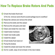 SCITOO Ceramic Brake Pad Front Rear Set fit for 2008-2012 for Chrysler Town & Country, 2008-2012 for Dodge Grand Caravan, 2009-2013 for Dodge Journey, 2012 for Ram C/V, 2009-2012 for VW Routan