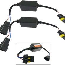2X 9005 9006 LED Headlight Canbus Error Anti Flicker Resistor Canceller Decoder