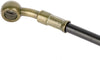 ZENITHKE black Motorcycle Braided Steel Brake Clutch Oil Hoses Line Pipe (Oil Hose Length 80cm)