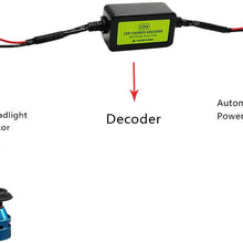 KOOMTOOM Canbus Decoder H7 Anti flicker Harness Resistor Led Headlight Bulb Warning Error Canceller Decoder For Volvo BMW 3 Series 318i 320i 325i 330i Jeep Grand Cherokee Ford Focus Sedan VW Touareg