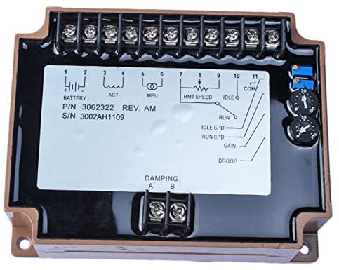 FridayParts Engine Governor Speed Controller 3062322 EFC3062322 Generator Speed Control Unit for Cummins Engine KTA50 KTA38 KTA19