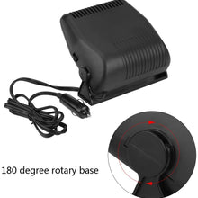 EVGATSAUTO Car Demister Windshield Defroster12V Portable Car Ceramic Heating Windshield Defroster Demister 2 in 1 Cooling Fan Heater Ceramic Heater