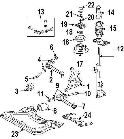 Mercedes-Benz 203 333 09 14, Suspension Control Arm Bushing