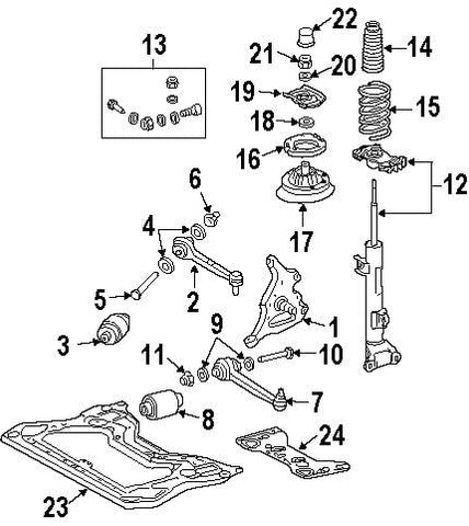 Mercedes-Benz 203 333 09 14, Suspension Control Arm Bushing