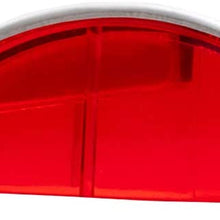 Replacement Driver and Passenger Set Tail Lights Lens with Chrome Trim Compatible with 73-91 C/K Pickup Truck SUV 5968329 5968330