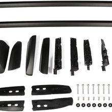 ROADFAR Roof Rack Side Rails Aluminum Top Side Rail Carries Luggage Carrier Fit for 2008-2013 for Toyota Highlander Baggage Roof Side Rail with Lock