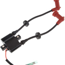 fayle 6F5-85570-00 Ignition Coil for Yamaha Outboard Ignition Coil, Outboard Replacement Ignition Coil for Yamaha F9.9, 13.5, 15, 20, 25HP 40HP (2 or 4 Stroke) Engines