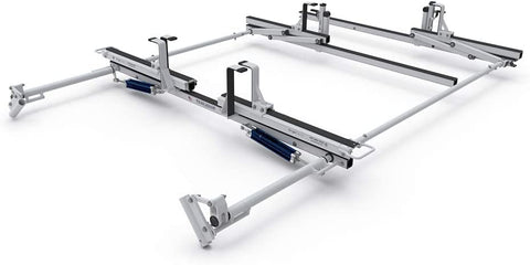 Prime Design HRR3 Ergo Ladder Rack Double Rotation fits RAM ProMaster (with Added Middle Crossbar)