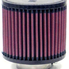 K&N Universal Clamp-On Air Filter: High Performance, Premium, Washable, Replacement Engine Filter: Flange Diameter: 2.0625 In, Filter Height: 4 In, Flange Length: 0.875 In, Shape: Round, RA-0530