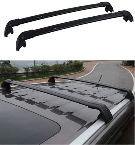 Lequer Cross Bars Crossbars Fits for Jaguar F-PACE 2016 2017 218 2019 2020 Baggage Carrier Luggage Roof Rack Rail Lockable Adjustable