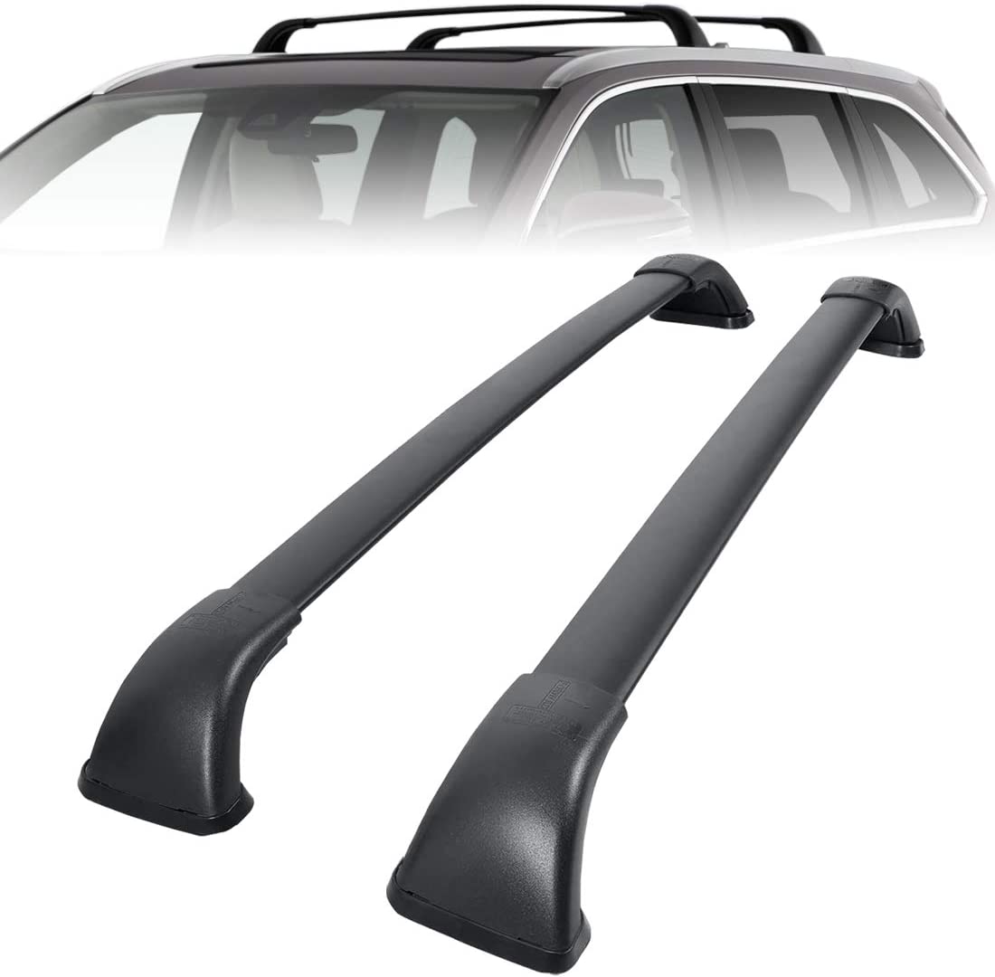 Tata.Meila Crossbars Roof Rack for Toyota Highlander 2014 2015 2016 2017 2018 2019 Cross Bars Top Roof Rails Rooftop Crossbar