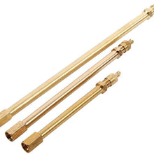 140mm Brass Auto Tire Valve Extension Adaptor, Air Tyre Stem Extender Inflation Stright Bore for Motorcycle, Bike, Mower and Scooter(200mm)
