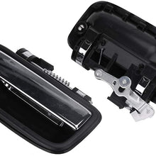 Outside Exterior Door Handle, Front Driver & Passenger Side - Fit for 1995-2004 Toyota Tacoma - Replace 69220-35020 69210-35020 (Chrome)