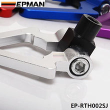 EPMAN Racing Billet Aluminum Triangle Ring Tow Hook Front Rear For BMW European Car Trailer (Blue)