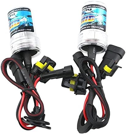 Zone Tech H13-8K Xenon Replacement Headlight Bulb, Set of 2 (HID H3 8000K)